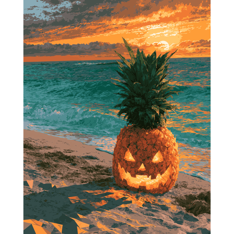 Trick or Tropic | Paint by Number- Paint by Numbers