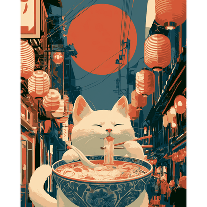 Midnight Ramen | Paint by Number- Paint by Numbers