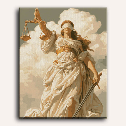 Themis on Duty | Paint by Number