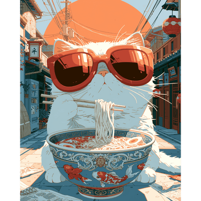 Ramen Vibes | Paint by Number- Paint by Numbers