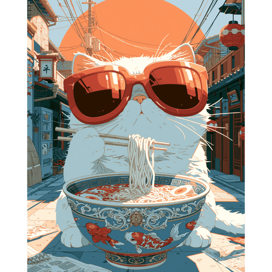 Ramen Vibes | Paint by Number- Paint by Numbers