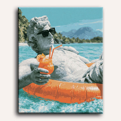 Beachside David | Paint by Number