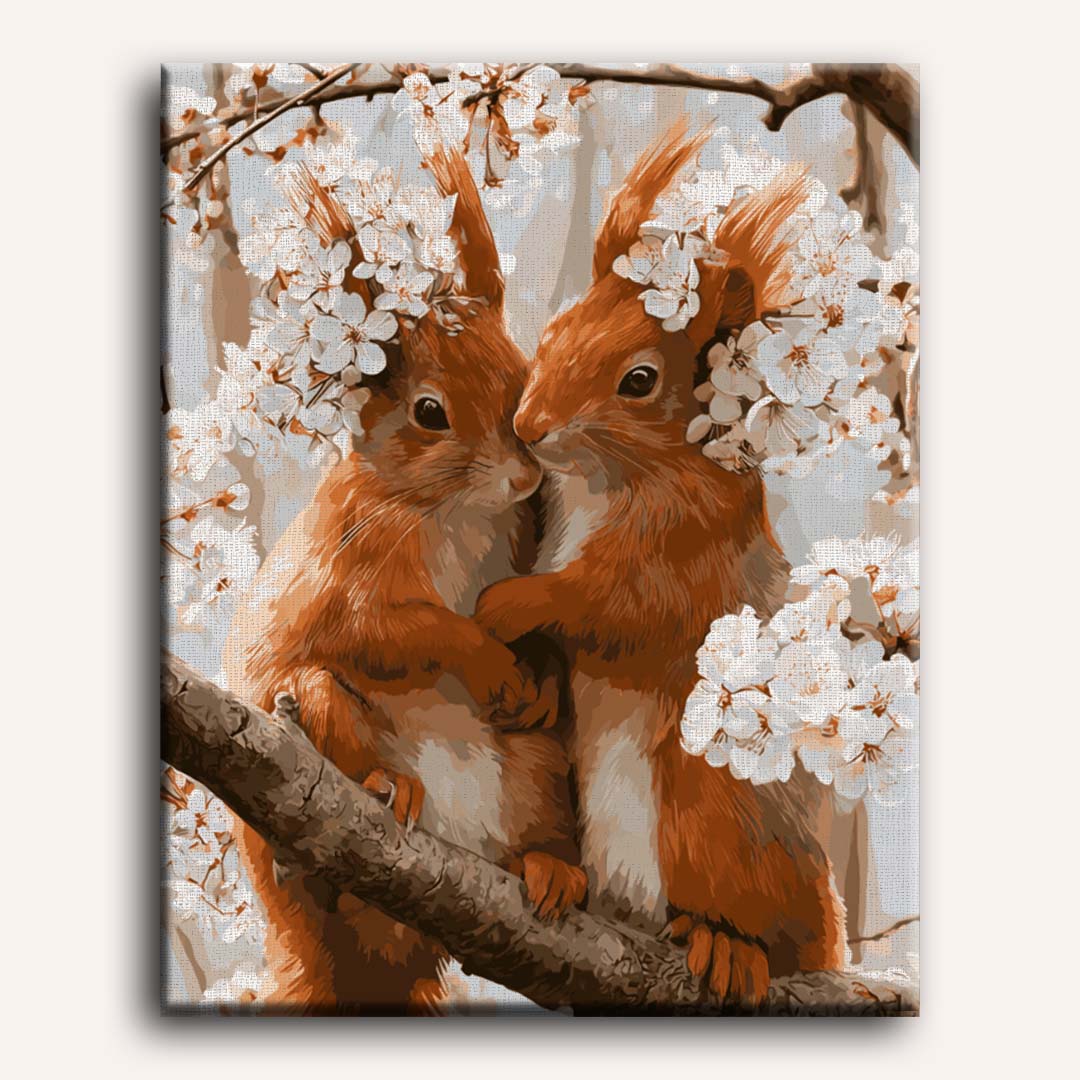 Blossom Cuddles | Paint by Number