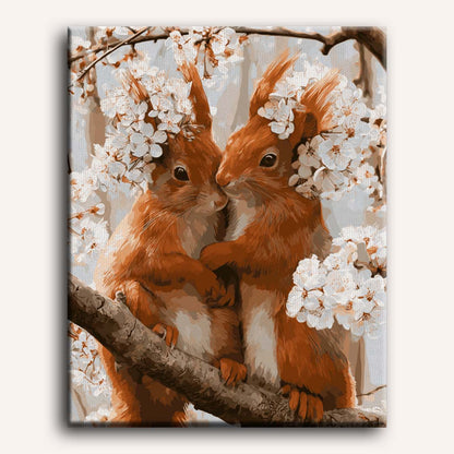 Blossom Cuddles | Paint by Number