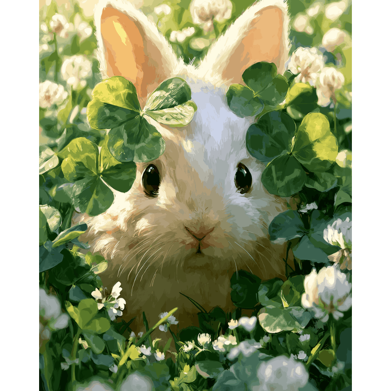 Clover Hideaway | Paint by Number- Paint by Numbers
