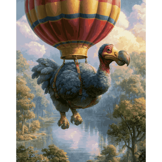 Dodo Bird Explorer | Paint by Number- Paint by Numbers