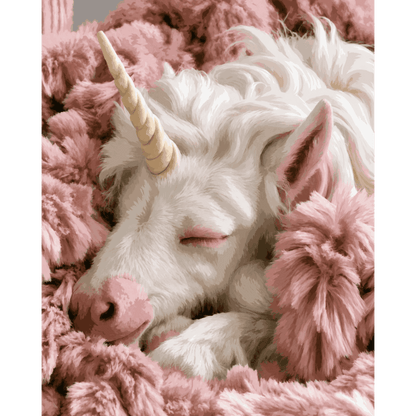 Dreaming Unicorn | Paint by Number- Paint by Numbers