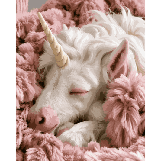 Dreaming Unicorn | Paint by Number- Paint by Numbers
