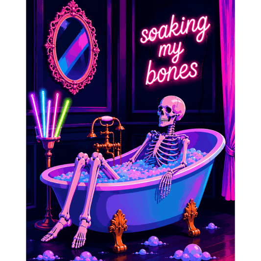 Soaking My Bones Neon | Paint by Number- Paint by Numbers