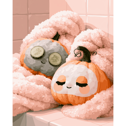 Spa Pumpkins | Paint by Number- Paint by Numbers