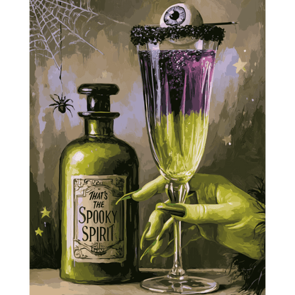 Spooky Spirit | Paint by Number- Paint by Numbers