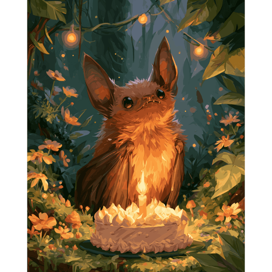 Bat Birthday | Paint by Number