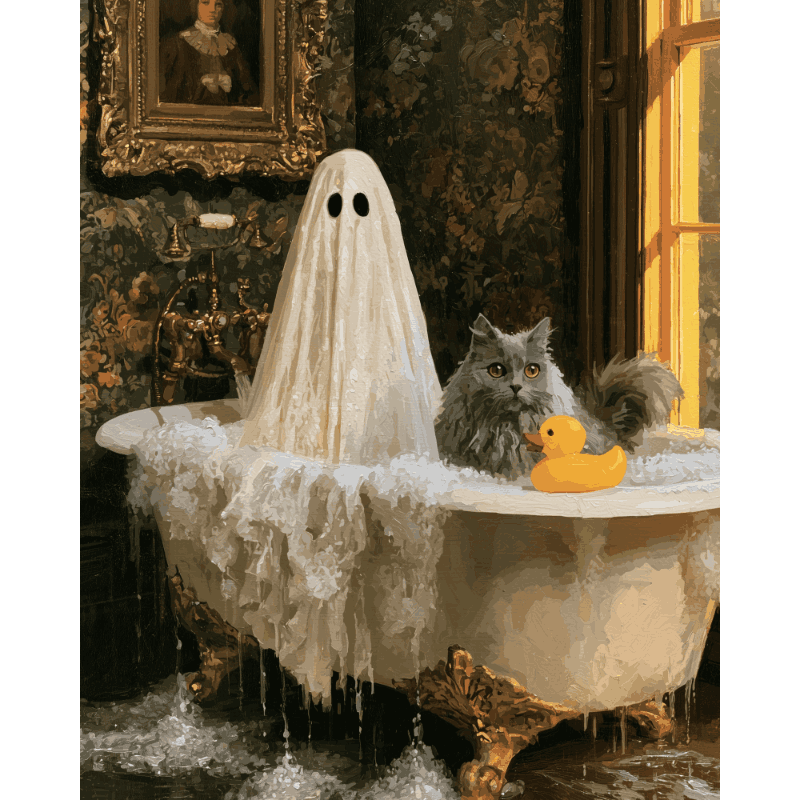 Bathing Spirit | Paint by Number