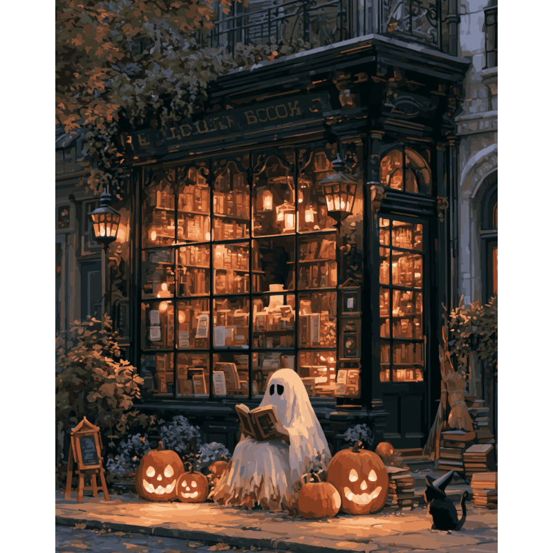 Cozy Ghost Stories | Paint by Number