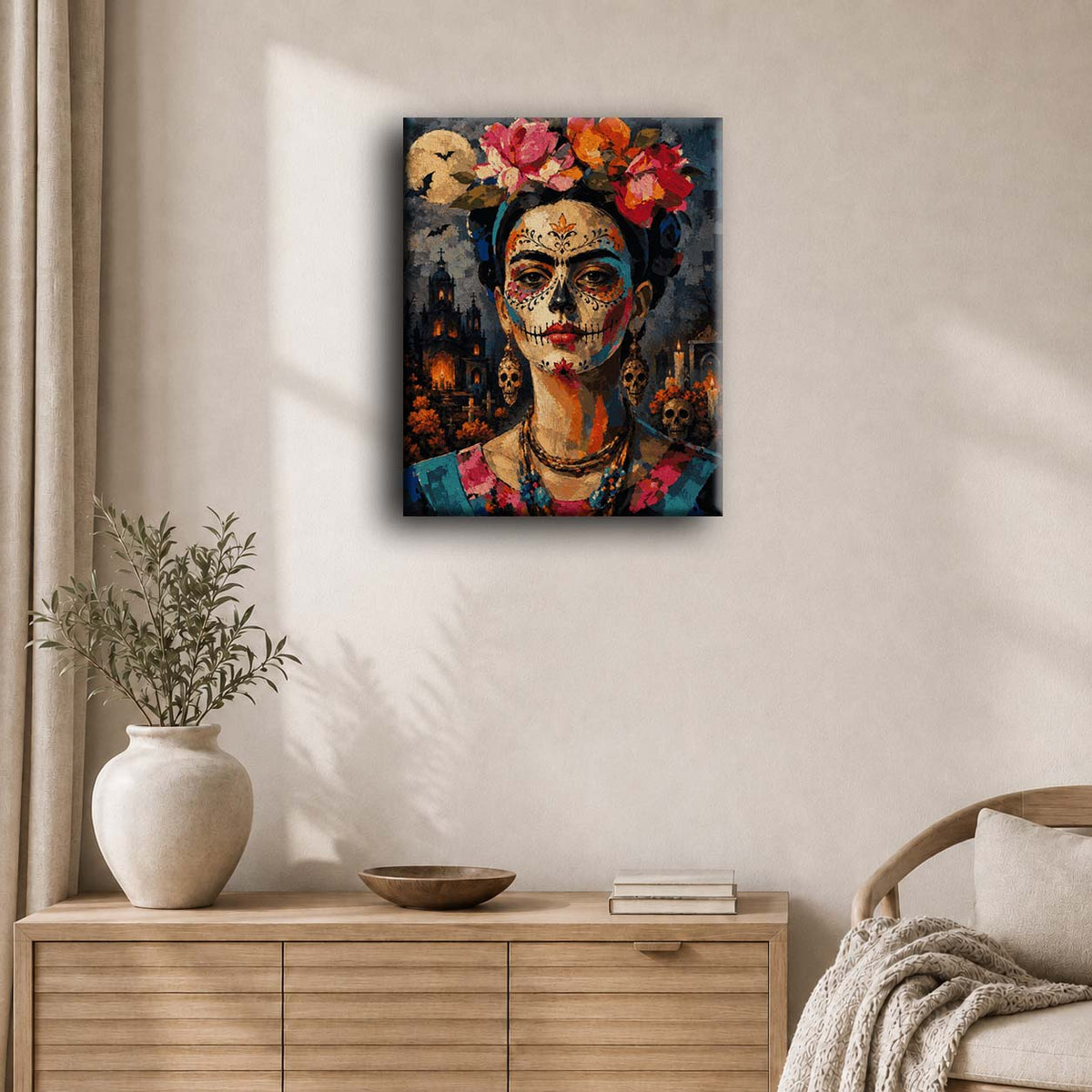 Dia de Muertos Frida | Peinture à numéros