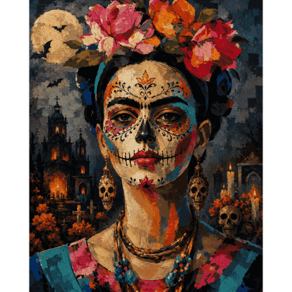 Dia de Muertos Frida | Paint by Number