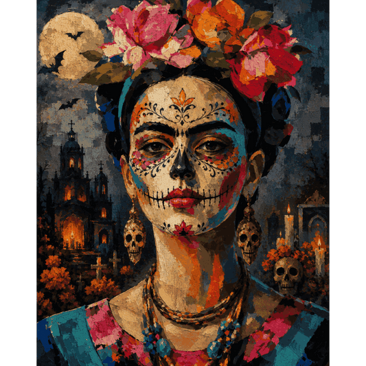 Dia de Muertos Frida | Paint by Number