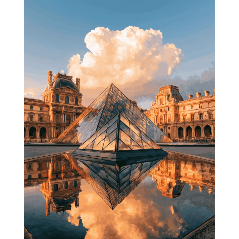 Louvre Glow | Dipingi con i Numeri