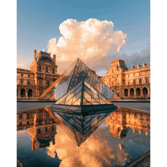 Louvre Glow | Paint by Number