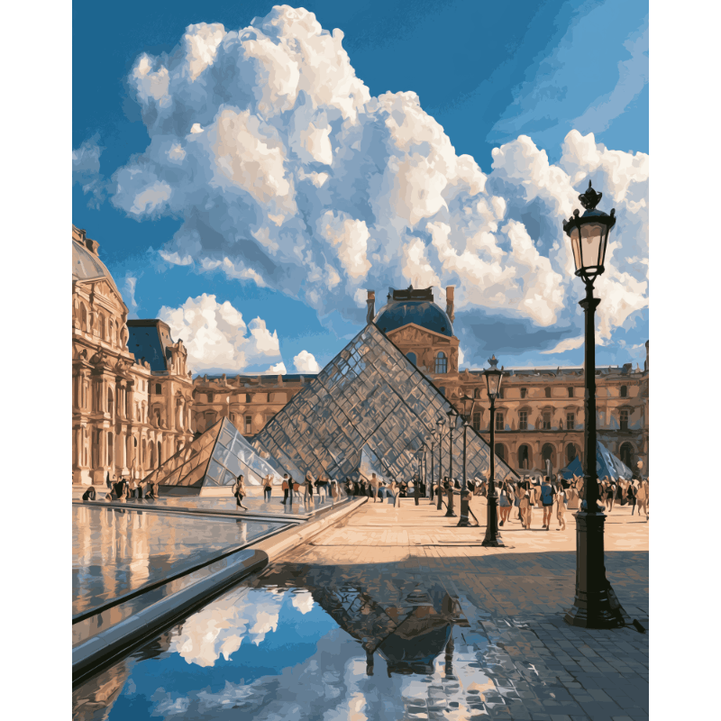 Louvre Moments | Paint by Number