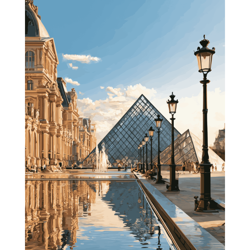 Louvre Walk | Dipingi con i Numeri