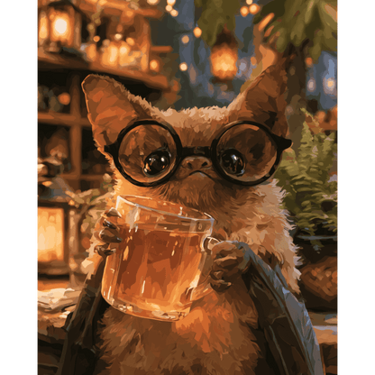 Nerdy Bat | Pintar por números