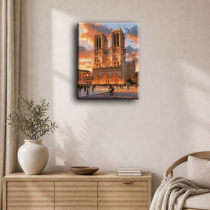Notre-Dame Sunset | Paint by Number
