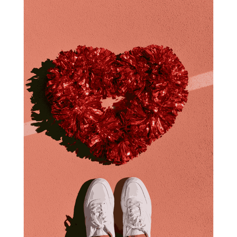 Red Heart Pom-Pom | Paint by Number