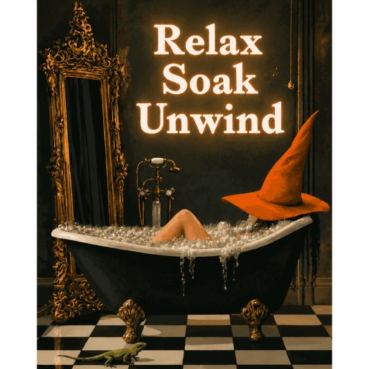 Relax Soak Unwind | Paint by Number