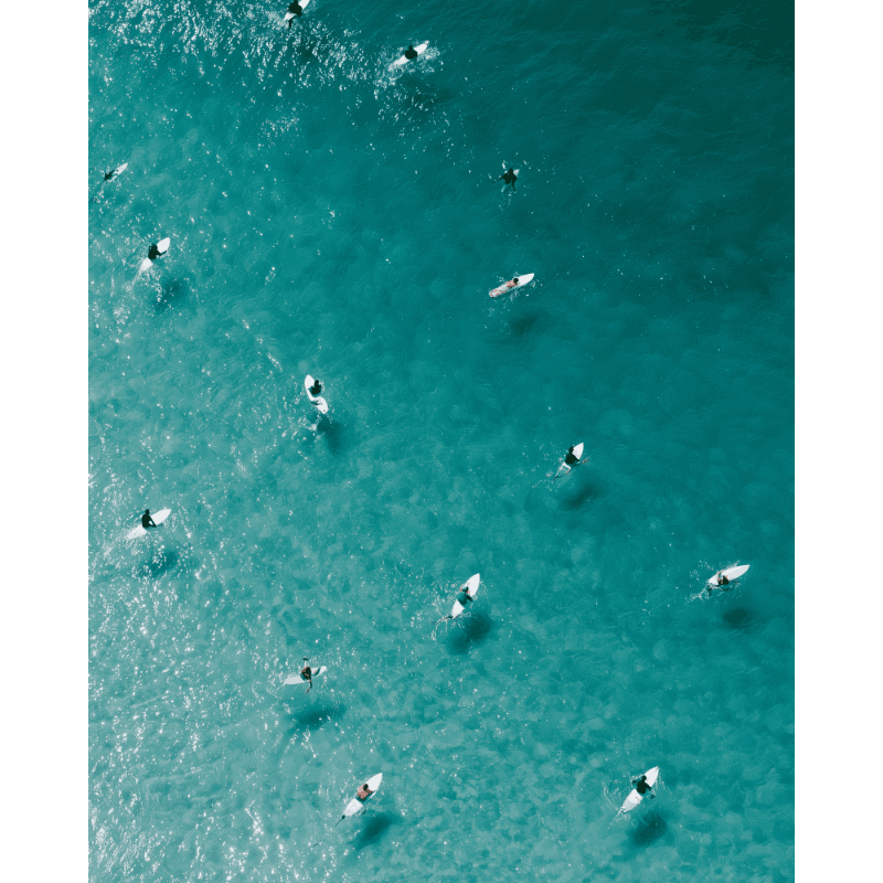 Surfers From Above | Dipingi con i Numeri