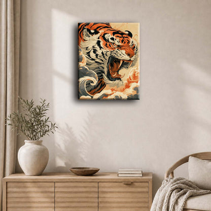 Tigre Puissant | Peinture à numéros