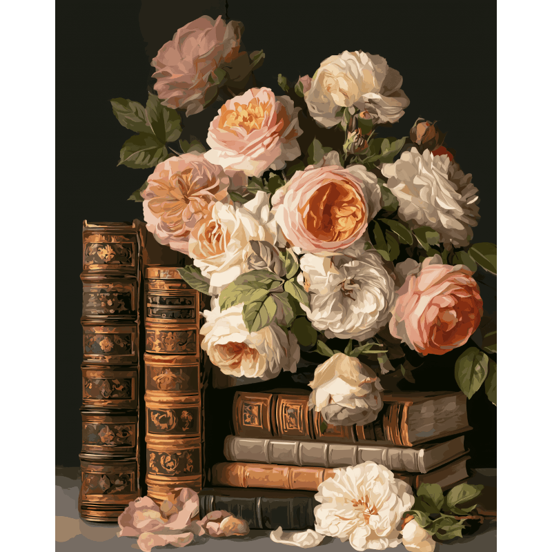 The Literary Bouquet | Paint by Number