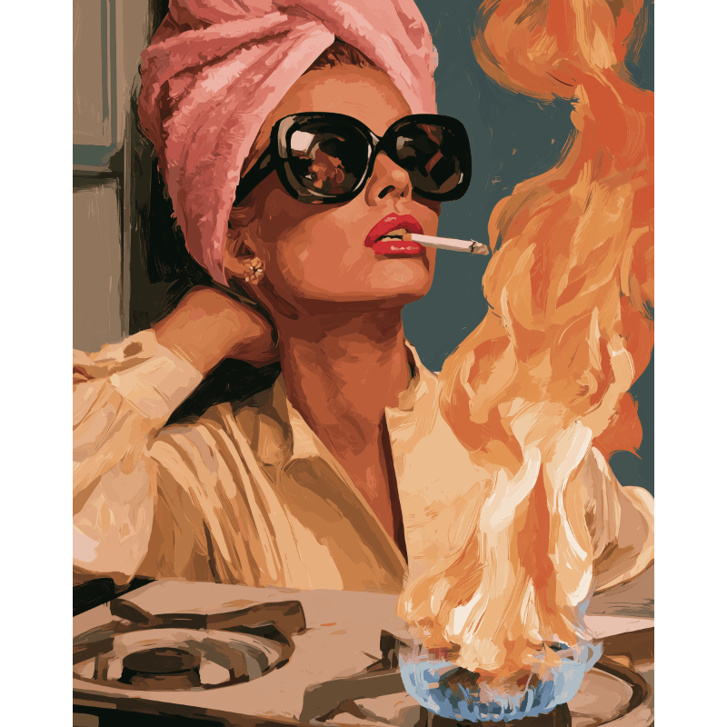 Hot Mess | Paint by Number