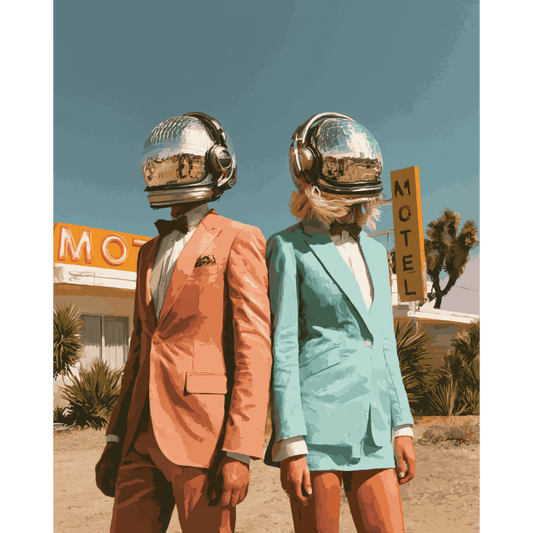 Le Dernier Motel sur Terre | Peinture par numéros