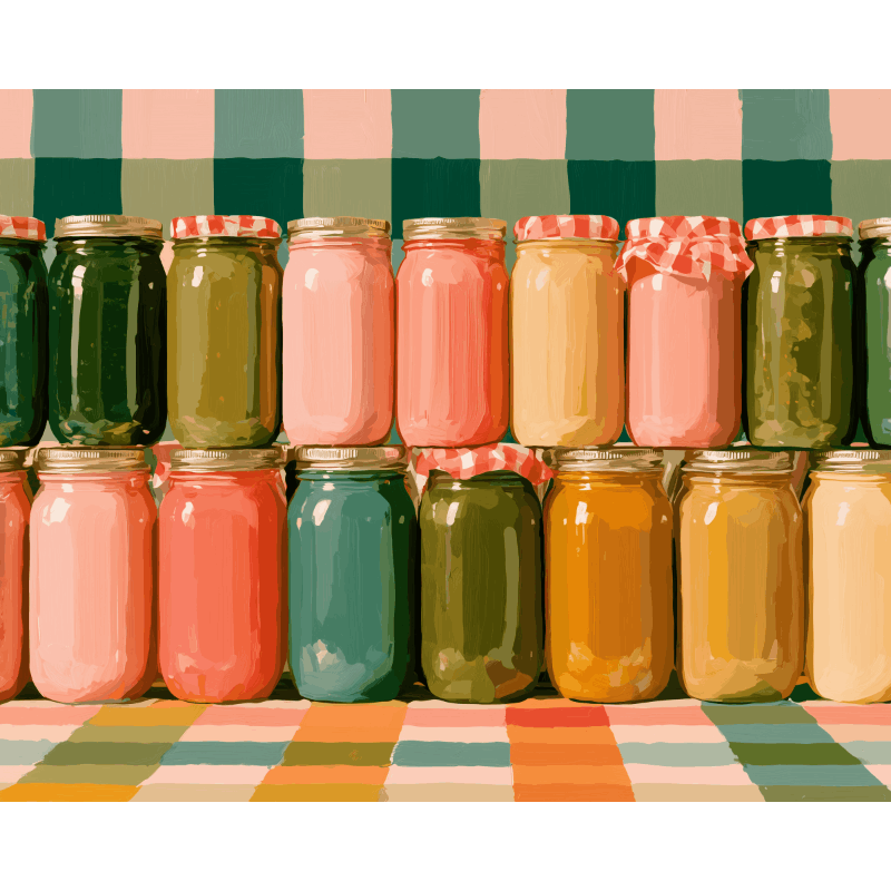 The Colourful Pantry | Paint by Number