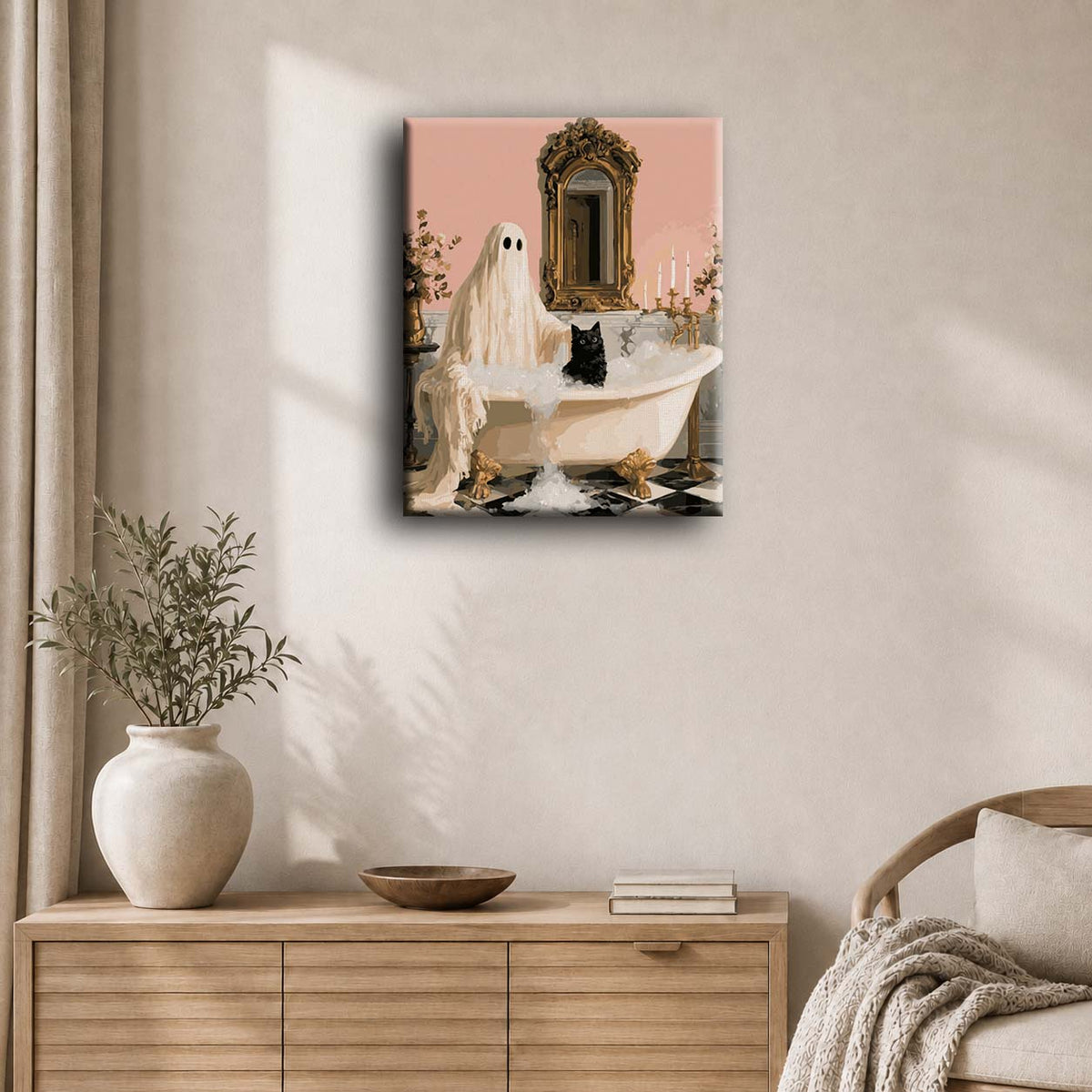 The Haunted Bath | Dipingi con i numeri