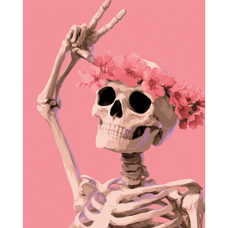 Hippie to the Bone | Paint by Number