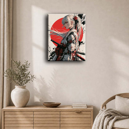 Crimson Moon Warrior | Dipingi con i numeri