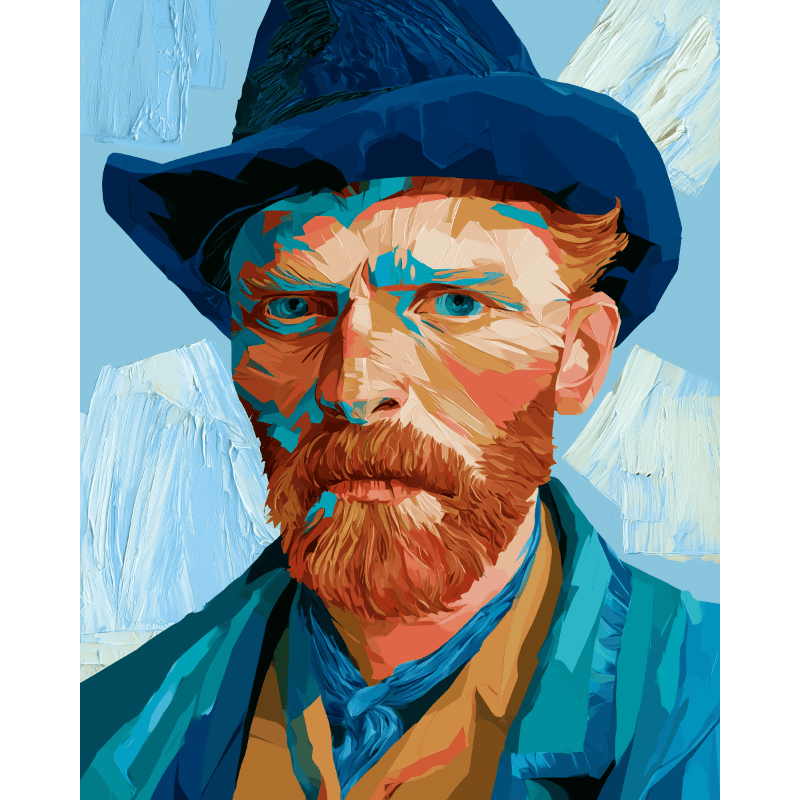 Expressive Van Gogh | Paint by Number - Paint by numbers