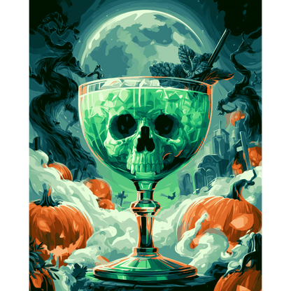 Haunted Elixir | Paint by Number - Paint by numbers