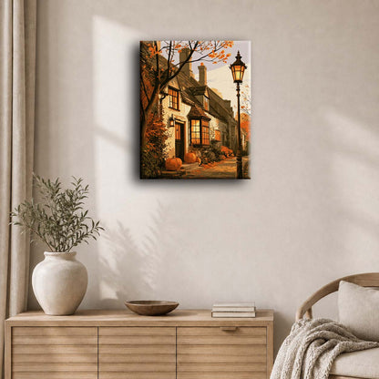 Autumn on Lantern Lane | Paint by Number