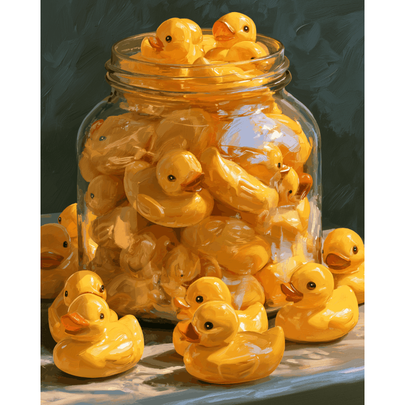 Happiness in a Jar | Paint by Number - Paint by numbers