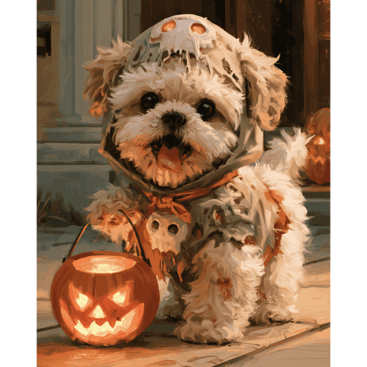 Too Cute to Spook | Paint by Number - Paint by numbers