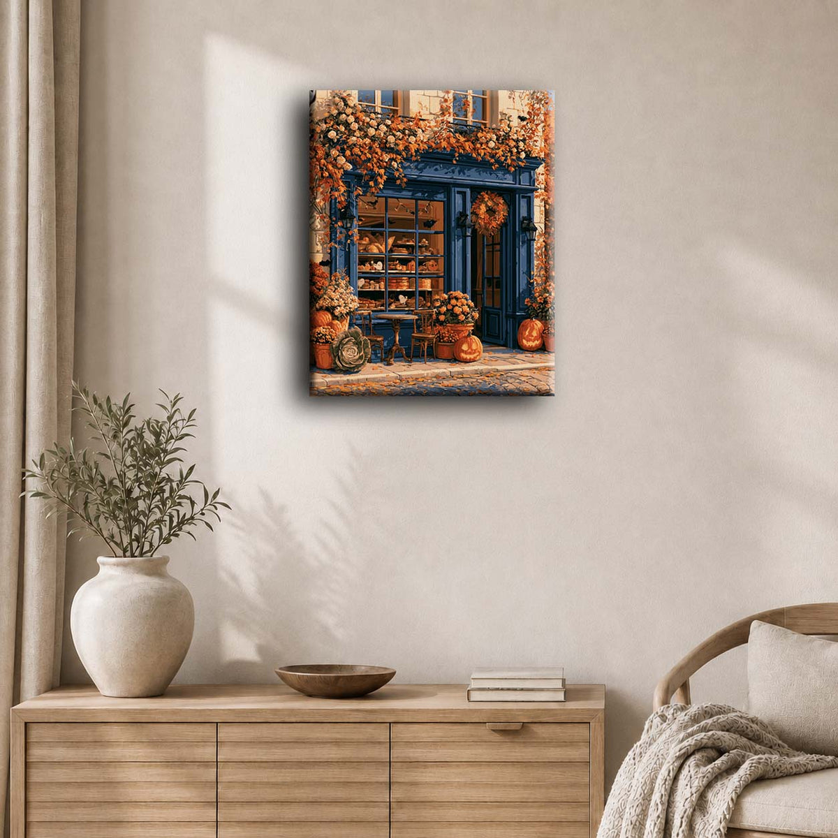 Autumn at the Bakery | Paint by Number