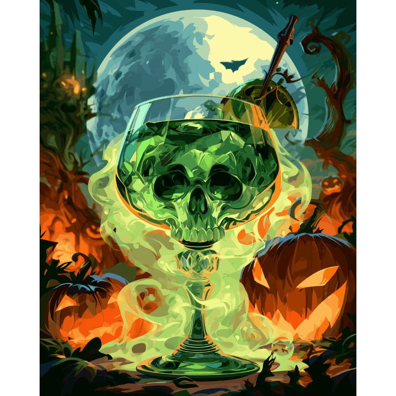 Spirits of Halloween | Paint by Number - Paint by numbers