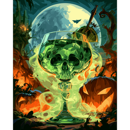 Spirits of Halloween | Paint by Number - Paint by numbers