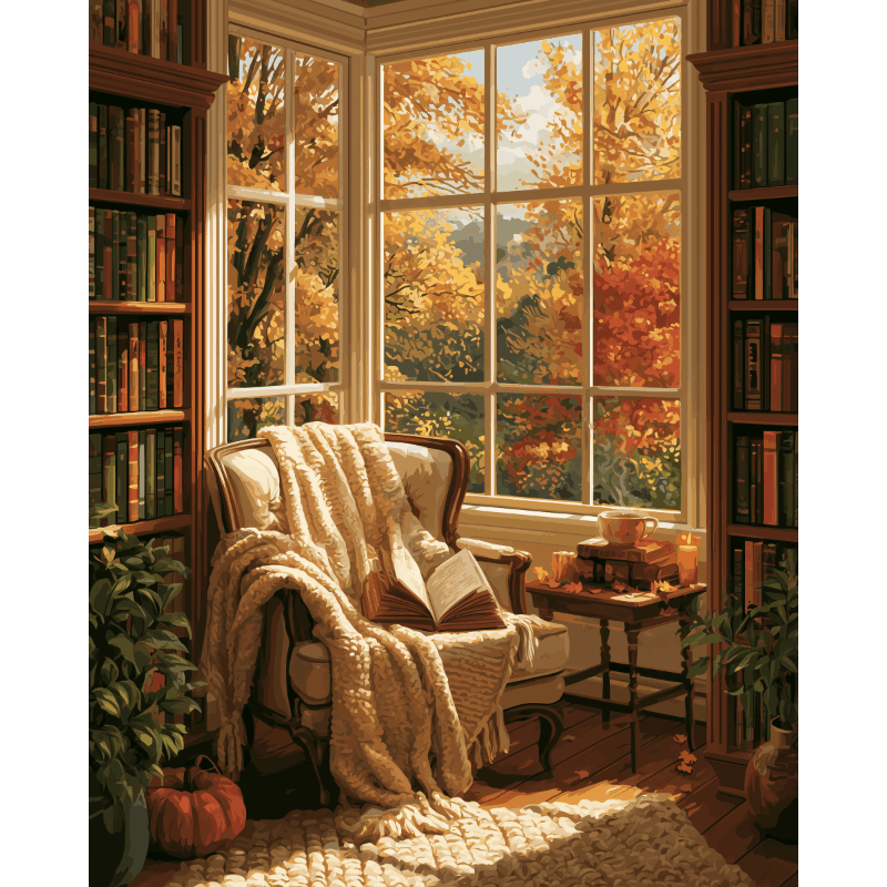 Autumn Days | Paint by Number - Paint by numbers