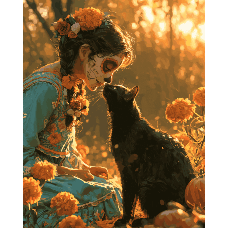 Nine Lives, One Afterlife | Paint by Number - Paint by numbers
