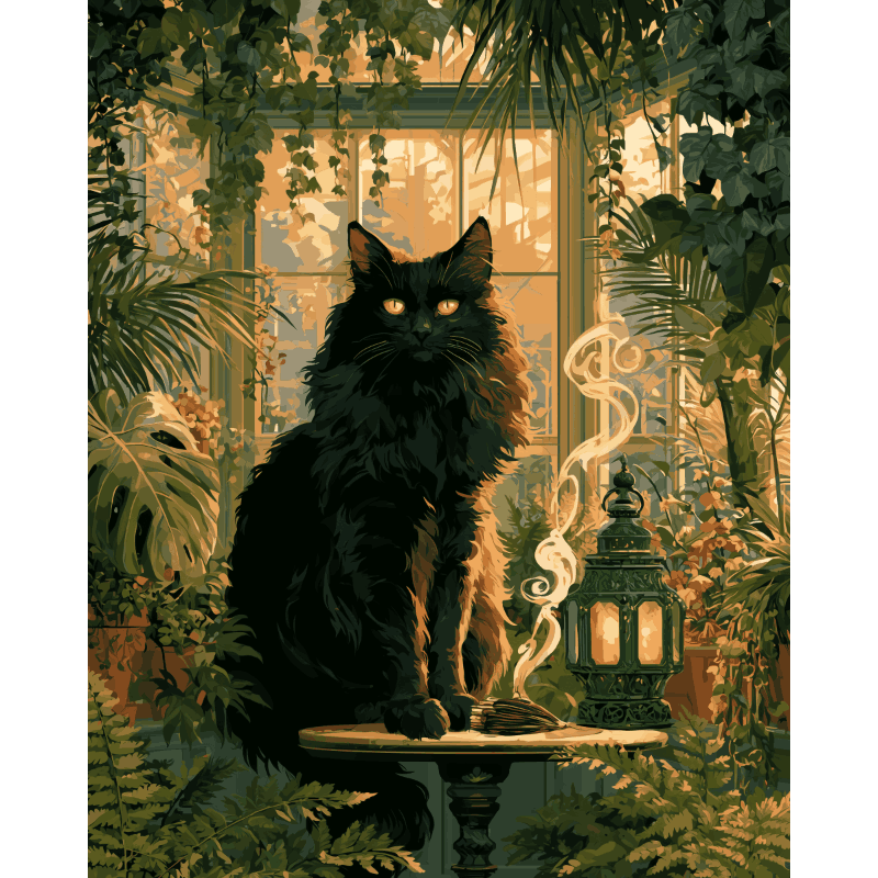 The Greenhouse Guardian | Paint by Number - Paint by numbers