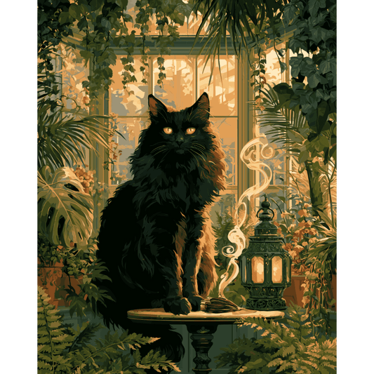 The Greenhouse Guardian | Paint by Number - Paint by numbers